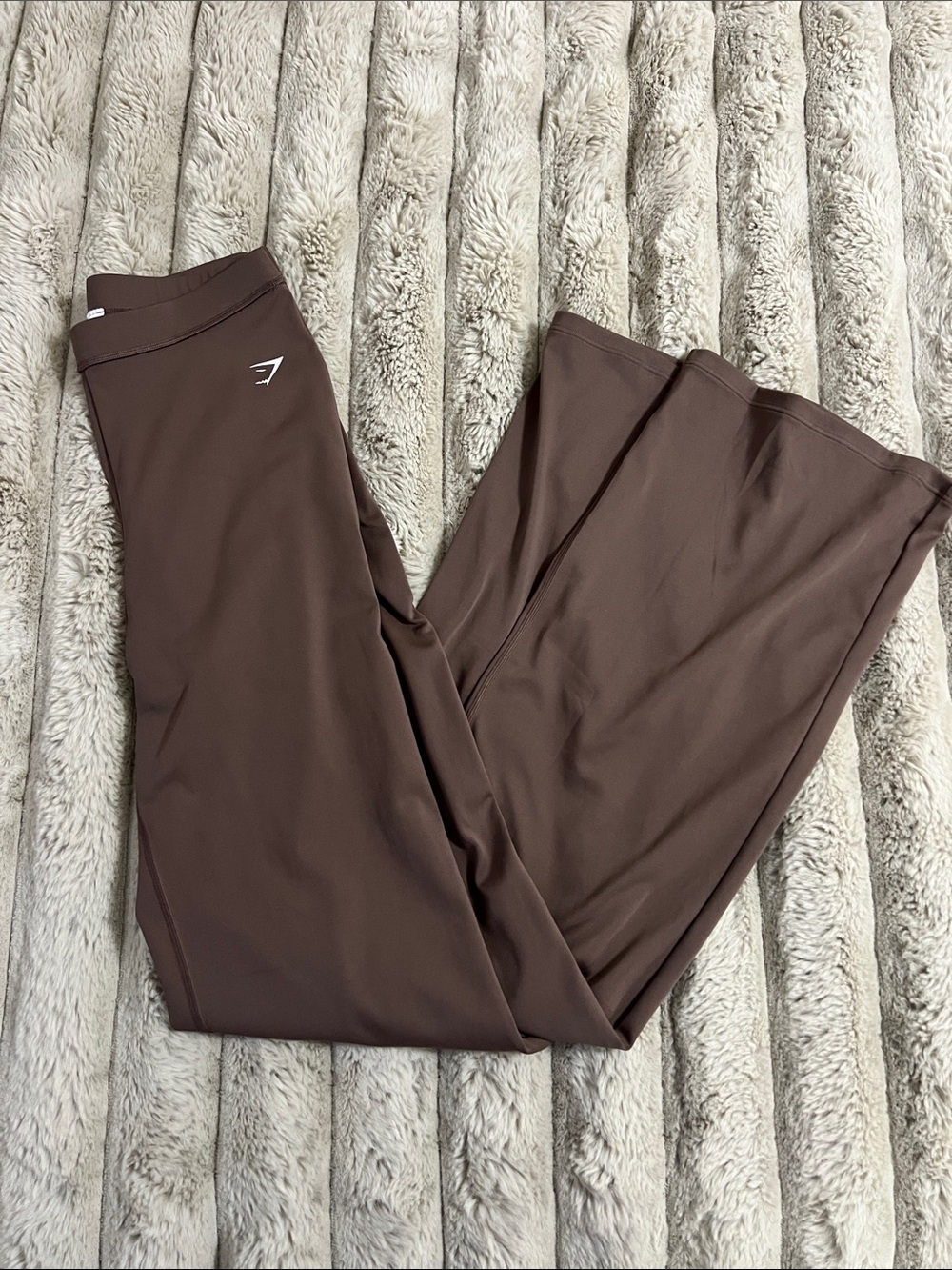 Gymshark Chocolate Brown Flared Leggings